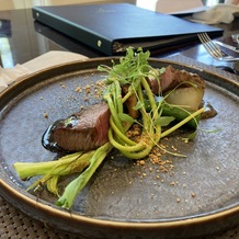 ララシャンス迎賓館の画像｜試食写真です。
お肉が非常に柔らかく、美味しいものでした。