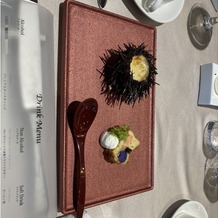 CREARGE RESORT（クレアージュ リゾート）の画像｜ウニの殻が器になっていました。
少し食べづらかったですね。笑