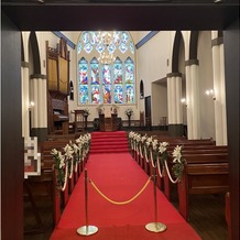 仙台セント・ジョージ教会の画像｜入り口を開けてすぐの視点