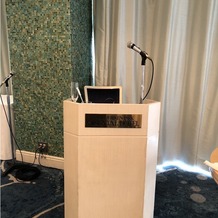 神戸メリケンパークオリエンタルホテルの画像｜司会者席