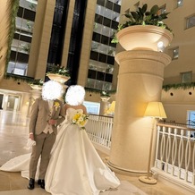 神戸メリケンパークオリエンタルホテルの画像|式までの時間にホテル内で写真を撮っていただきました。