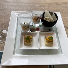 赤坂 アプローズスクエア迎賓館の画像｜ウェルカムアミューズ(試食)