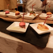 東京アフロディテの画像｜ウェルカムフードのご紹介がありました。味もとてもおいしかったです。