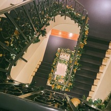東京アフロディテの画像｜螺旋階段も装飾してあり可愛かったです