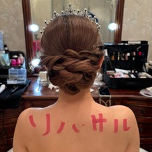 アートグレイス・ポートサイドヴィラの画像｜ヘアセットのリハーサル