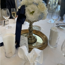 アートグレイス ウエディングコースト 大阪の画像｜披露宴会場のテーブル