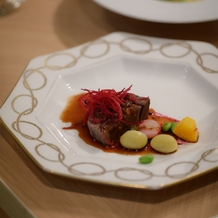 アートグレイス　ウエディングコースト　東京ベイの画像｜当日のメイン(お肉)料理です