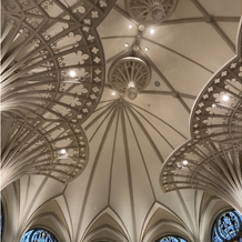 セントグレース大聖堂の画像｜チャペルの天井です。
とても高い天井でした。