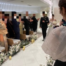 アプローズスクエア 東京迎賓館の画像｜お花とキャンドルも素敵でした