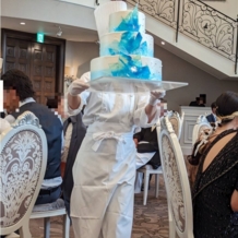 アプローズスクエア 名古屋迎賓館の画像｜ウエディングケーキはパティシエがお披露目しながら運んでくれます