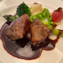 横浜ベイシェラトン ホテル＆タワーズの画像｜試食会
国産のステーキ