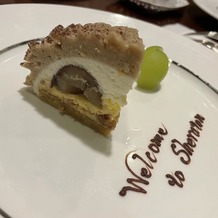 横浜ベイシェラトン ホテル＆タワーズの画像｜フェア特典のケーキ