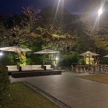 The Private Garden FURIAN 山ノ上迎賓館の画像｜夜のガーデン