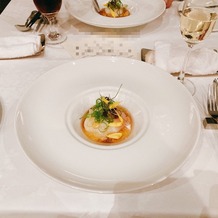 アルモニーアンブラッセ ウエディングホテルの画像｜寒鰤のマリネ　丹波赤卵と鰹ジュレ