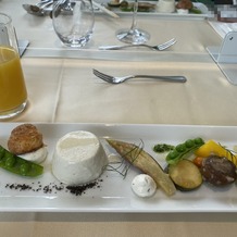 アルモニーアンブラッセ ウエディングホテルの画像｜前菜。
種類いろいろ、どれも美味しく頂きました。、