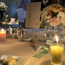 びわ湖大津プリンスホテルの画像｜披露宴ゲスト席のテーブル装飾