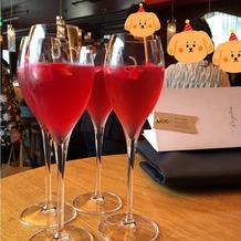 DAZZLE（レストランダズル）の画像｜ウェルカムスペースで無料のドリンクを飲みました。