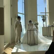 東京ベイ舞浜ホテルの画像｜結婚証明書サイン