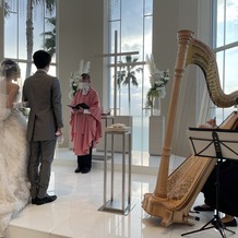 東京ベイ舞浜ホテルの画像｜ハープの生演奏が素敵でした。