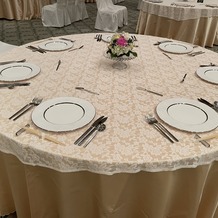ベルヴィ　リリアルの画像｜披露宴テーブル1