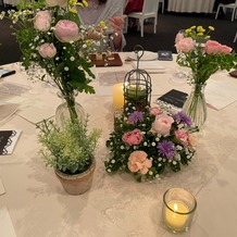 ベルフォーレ松山の画像｜テーブル装花