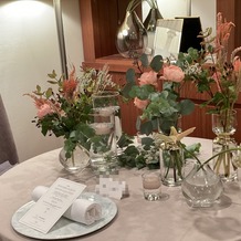 パレスホテル東京（PALACE HOTEL TOKYO）の画像｜テーブルセット見本
