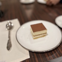 パレスホテル東京（PALACE HOTEL TOKYO）の画像｜試食会で出たティラミス。