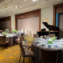 パレスホテル東京（PALACE HOTEL TOKYO）の画像｜開始前の披露宴会場
