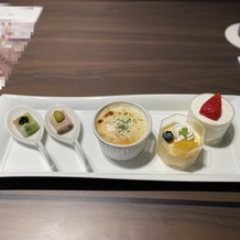 ホテルニューグランドの画像｜試食でいただいたオードブル・ドリア・デザートはどれも美味しかったです。