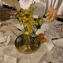 ホテルニューグランドの画像｜テーブル装花1万円
