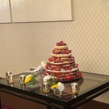西鉄グランドホテルの画像｜ホテルの方が用意したケーキです。
