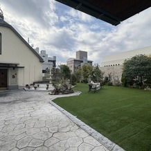 西鉄グランドホテルの画像｜チャペル前の庭