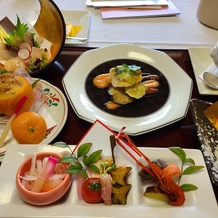 ＴＨＥ　ＧＡＲＤＥＮ　ＰＬＡＣＥ　三翠園の画像｜試食のお料理。非常に美味しく頂けました。
