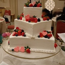 Ｐａｌａｃｅ　Ｈｏｔｅｌ　Ｔａｃｈｉｋａｗａ（パレスホテル立川）の画像｜シンプルな苺のケーキにしました