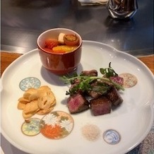 都春日ウェディング　ヴィザージュ（ステーキ懐石都春日）の画像｜メイン料理