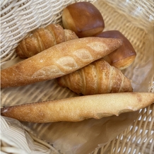 ウエディングヒルズ　アジュールの画像｜焼き立てパン(^_^*)とても美味しく、ぺろりといただきました！！
