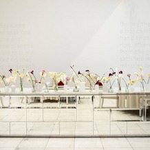 Ｍｉａ　Ｖｉａの画像｜装花　メインテーブル