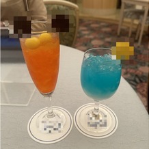 ディズニーアンバサダーホテルの画像｜飲み物の試飲でした。可愛い反面、結構甘いジュース。また、これ以外1～2時間の説明で水等は出ないです。