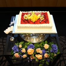 セルリアンタワー東急ホテルの画像｜披露宴でのケーキ