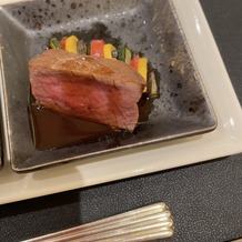 ＡＮＡインターコンチネンタルホテル東京の画像｜試食のお肉