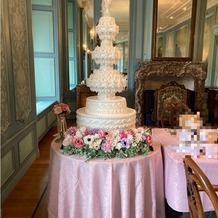 ハウステンボスの画像｜ケーキとケーキ前装花