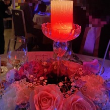 ア・ラ・モード パレ＆ザ・リゾートの画像｜テーブル装花とキャンドル