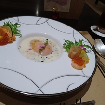 ラグナスイート名古屋　ホテル＆ウエディングの画像｜温泉卵とじゃがいものスープ