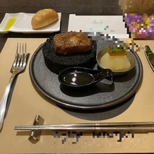 ラグナスイート名古屋　ホテル＆ウエディングの画像｜試食のお肉料理です。