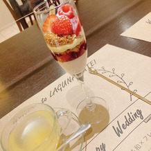 ラグナスイート名古屋　ホテル＆ウエディングの画像｜デザートも美味しいパフェでした