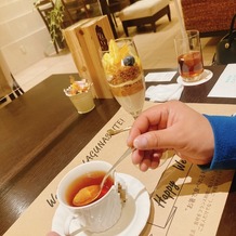 ラグナスイート名古屋　ホテル＆ウエディングの画像｜こちらはピスタチオのソースが入ったパフェでした