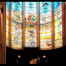 Casa　d’　Angela（カサ・デ・アンジェラ）の画像｜豪華なステンドグラスが圧巻でした。
なかなかこのサイズのチャペルはないのでステキです。