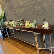 ラグナスイート新横浜　ホテル＆ウエディングの画像｜ウェルカムグッズを並べられるテーブル