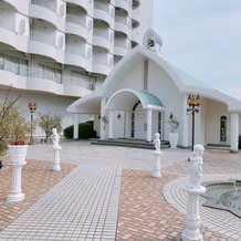神戸ポートピアホテルの画像｜チャペル外観
このチャペルはホテル外にあります