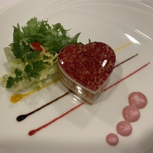 帝国ホテル 東京の画像｜ハートの可愛くておいしい前菜です。